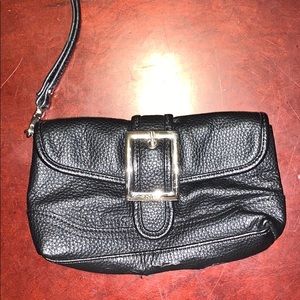 NY&C BLACK WRISTLET PURSE